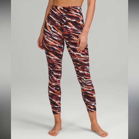 Lululemon Athletica Lunar New Year Align HighRise Pant 25” - Tiger Tide size 10 - Picture 1 of 13